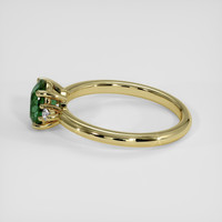 1.22 Ct. Green Sapphire Ring, 14K Yellow Gold 4