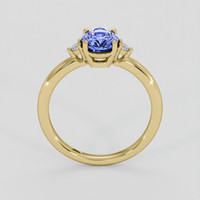 1.56 Ct. Blue Sapphire Ring, 14K Yellow Gold 3