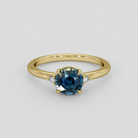 1.61 Ct. Bi Color Sapphire Ring, 14K Yellow Gold 1