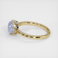 3.27 Ct. Bluish Purple Sapphire Ring, 14K Yellow Gold 4
