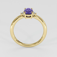 1.63 Ct. Violet Sapphire Ring, 14K Yellow Gold 3