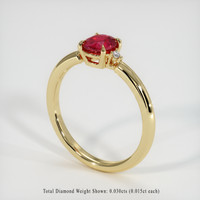 Ruby Ring 1.02 Ct., 14K Yellow Gold Preview