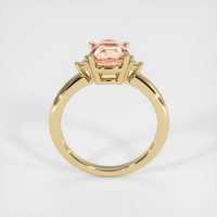 2.33 Ct. Padparadscha Sapphire Ring, 14K Yellow Gold 3