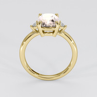 1.82 Ct. Peach Sapphire Ring, 14K Yellow Gold 3
