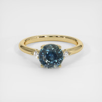 1.90 Ct. Sapphire Ring, 14K Yellow Gold 1