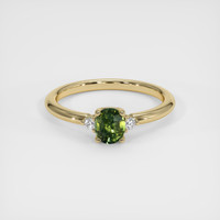 0.77 Ct. Bi Color Sapphire Ring, 14K Yellow Gold 1