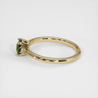 0.77 Ct. Bi Color Sapphire Ring, 14K Yellow Gold 4