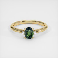 1.07 Ct. Sapphire Ring, 14K Yellow Gold 1