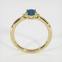 0.66 Ct. Sapphire Ring, 14K Yellow Gold 3