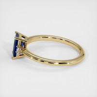 1.07 Ct. Sapphire Ring, 18K Yellow Gold 4