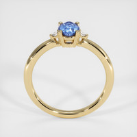 0.86 Ct. Sapphire Ring, 18K Yellow Gold 3