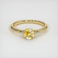 0.90 Ct. Sapphire Ring, 18K Yellow Gold 1