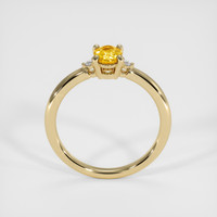 0.63 Ct. Bi Color Sapphire Ring, 18K Yellow Gold 3