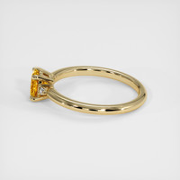 0.63 Ct. Bi Color Sapphire Ring, 18K Yellow Gold 4
