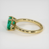 1.64 Ct. Emerald Ring, 18K Yellow Gold 4