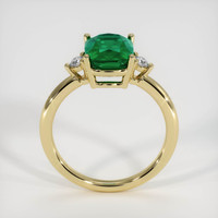 2.28 Ct. Emerald Ring, 18K Yellow Gold 3