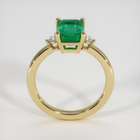 2.25 Ct. Emerald Ring, 18K Yellow Gold 3