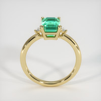 1.86 Ct. Emerald Ring, 18K Yellow Gold 3