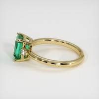 1.86 Ct. Emerald Ring, 18K Yellow Gold 4