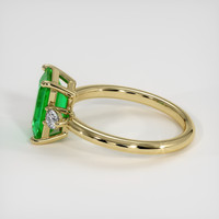 1.90 Ct. Emerald Ring, 18K Yellow Gold 4