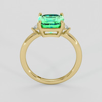 2.69 Ct. Emerald Ring, 18K Yellow Gold 3