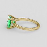2.69 Ct. Emerald Ring, 18K Yellow Gold 4