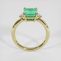 2.23 Ct. Emerald Ring, 18K Yellow Gold 3