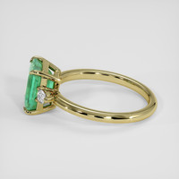 2.23 Ct. Emerald Ring, 18K Yellow Gold 4