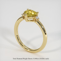 1.66 Ct. Gemstone Ring, 18K Yellow Gold 2