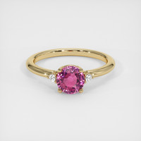 1.56 Ct. Sapphire Ring, 18K Yellow Gold 1