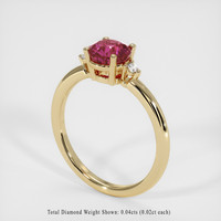 1.56 Ct. Sapphire Ring, 18K Yellow Gold 2