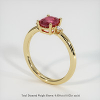 Ruby Ring 1.22 Ct., 18K Yellow Gold Preview