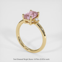 2.15 Ct. Sapphire Ring, 18K Yellow Gold 2