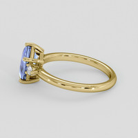 1.43 Ct. Blue Sapphire Ring, 18K Yellow Gold 4