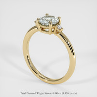 1.21 Ct. Bi Color Sapphire Ring, 18K Yellow Gold 2