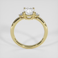 1.61 Ct. White Sapphire Ring, 18K Yellow Gold 3