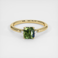 1.45 Ct. Bi Color Sapphire Ring, 18K Yellow Gold 1