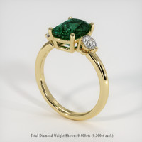 3.08 Ct. Sapphire Ring, 18K Yellow Gold 2