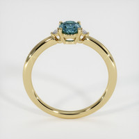 0.68 Ct. Sapphire Ring, 18K Yellow Gold 3
