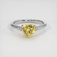 1.66 Ct. Gemstone Ring, 14K Yellow & White 1