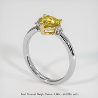 1.66 Ct. Gemstone Ring, 14K Yellow & White 2