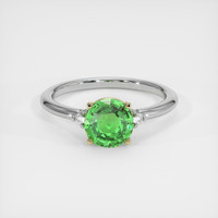 1.54 Ct. Gemstone Ring, 14K Yellow & White 1