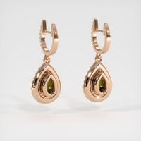 <span>3.61</span>&nbsp;<span class="tooltip-light">Ct.Tw.<span class="tooltiptext">Total Carat Weight</span></span> Gemstone Earrings, 14K Rose Gold 4