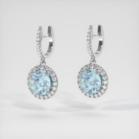 <span>1.79</span>&nbsp;<span class="tooltip-light">Ct.Tw.<span class="tooltiptext">Total Carat Weight</span></span> Gemstone Earrings, Platinum 950 3