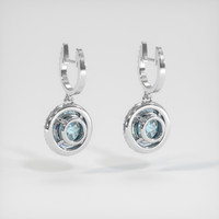 <span>1.79</span>&nbsp;<span class="tooltip-light">Ct.Tw.<span class="tooltiptext">Total Carat Weight</span></span> Gemstone Earrings, 14K White Gold 4