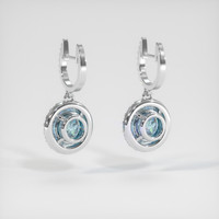 <span>1.79</span>&nbsp;<span class="tooltip-light">Ct.Tw.<span class="tooltiptext">Total Carat Weight</span></span> Gemstone Earrings, 14K White Gold 4