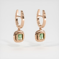 <span>2.76</span>&nbsp;<span class="tooltip-light">Ct.Tw.<span class="tooltiptext">Total Carat Weight</span></span> Gemstone Earrings, 14K Rose Gold 4