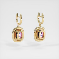 <span>3.87</span>&nbsp;<span class="tooltip-light">Ct.Tw.<span class="tooltiptext">Total Carat Weight</span></span> Gemstone Earrings, 14K Yellow Gold 4