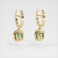 <span>2.76</span>&nbsp;<span class="tooltip-light">Ct.Tw.<span class="tooltiptext">Total Carat Weight</span></span> Gemstone Earrings, 14K Yellow Gold 4