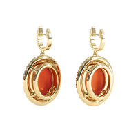 10.33 Ct.Tw. Gemstone Earrings, 18K Yellow Gold 4